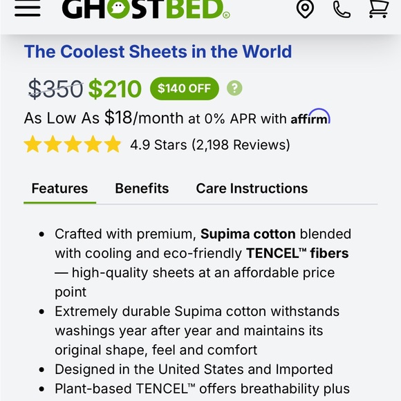 Ghost bed sheets. Queen grey - Picture 2 of 6